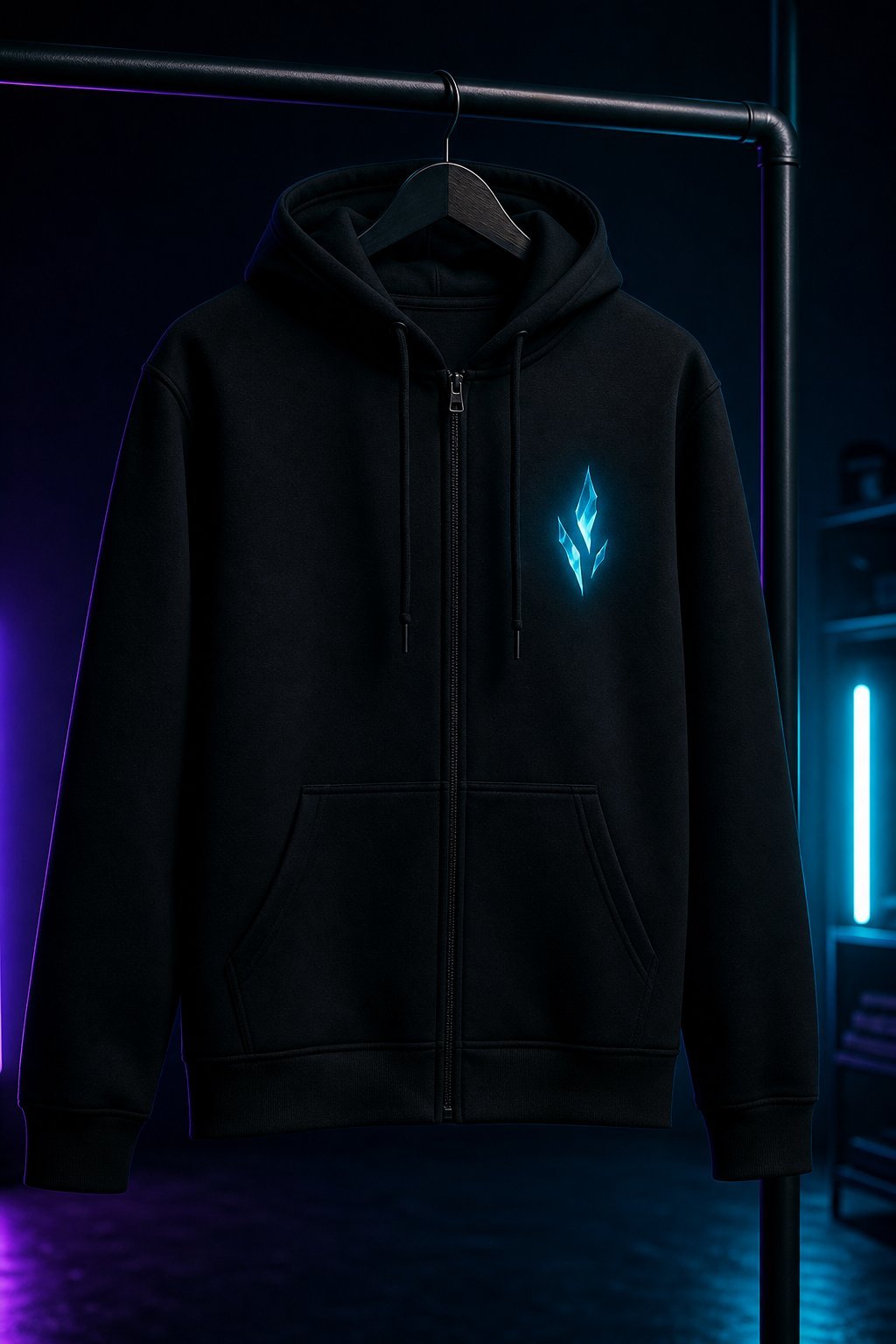 Obsidian Zip Hoodie